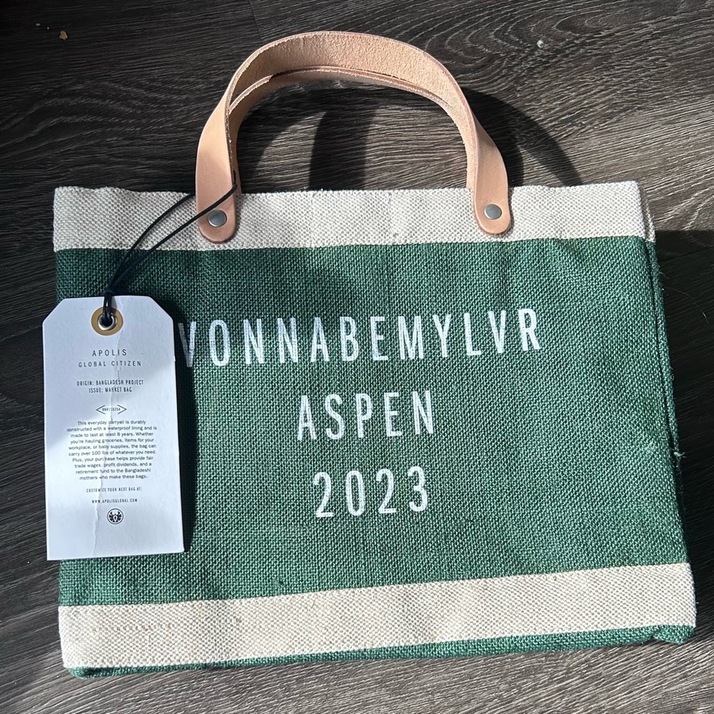 Aspen 20023 Market Bag in Field Green custom made